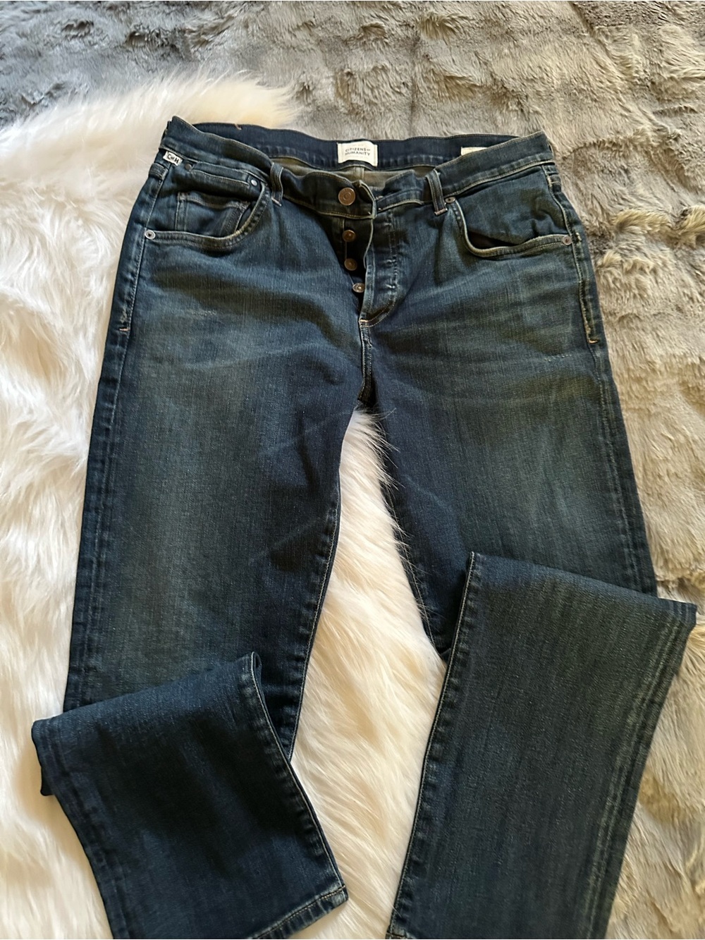 Citizens Of Humanity Emerson Dark Blue Skinny Jeans